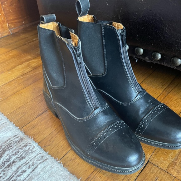 Ovation Women's Aeros Show Zip Paddock Riding
Boots Sz. 8 Equestrian Leather - Picture 2 of 9